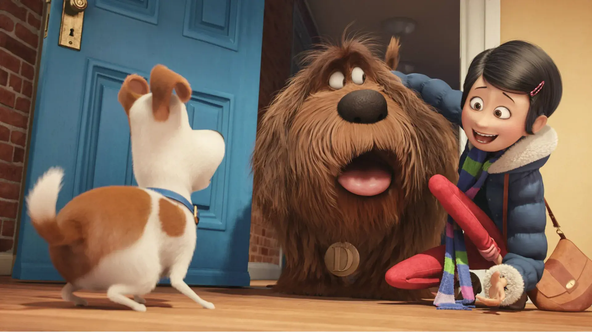 hình ảnh chú chó buddy cùng cậu chủ trong phim the secret life of pets